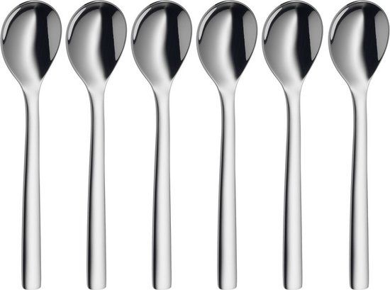 WMF Nuova Eierlepel - 6 stuks - Zilverkleurig