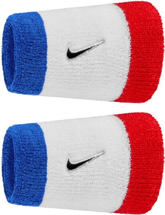 Nike Accessories Swoosh Classic Doublewide Polsband 2 Eenheden BluRedBla