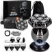 Brothers in Style Skull Master Pro Scheerapparaat Mannen 8-in-1 - Extra Scheerkop – Luxe Toilettas - Kaal Hoofd - Elektrisch Head Shaver - Brothers in Style