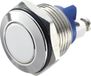 Tru Components 701274 GQ 16F-N bouton-poussoir antivandalisme 48 V/DC 2 A 1x hors/(en marche) momentané IP65 1 pièce(s)