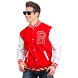 Widmann College Jack High School USA Man RoodWit / Beige S