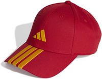 Adidas 3 Stripes New Logo Baseball Cap Unisex Rood Katoen