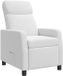 vidaXL - Fauteuil - Blanc - Tissu