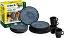 Brunner - Camping Serviesset - Venetian - Lunch Box - 16 delig - Melamine - Vaatwasserbestendig - BPA-vrij