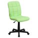 Flash Furniture Clayton Mid-Back Groen Gewatteerde Vinyl Draaibare Taak Bureaustoel