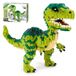 Dinosaurus Briques de construction - Velociraptor - ABS - Vert