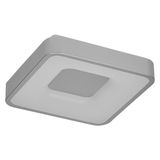 Osram Orbis Piana LED Deckenleuchte 290mm, 16W, 3000K Warmweiß, Click-DIM, Silber, Metall, IP20