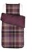 Essenza Meau Dekbedovertrek Mauve wine - Eenpersoons – 140x200/220 cm