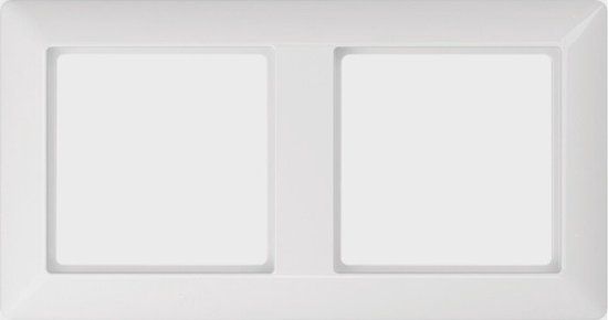 Jung AS582WW Afdekraam 2-voudig - Wit