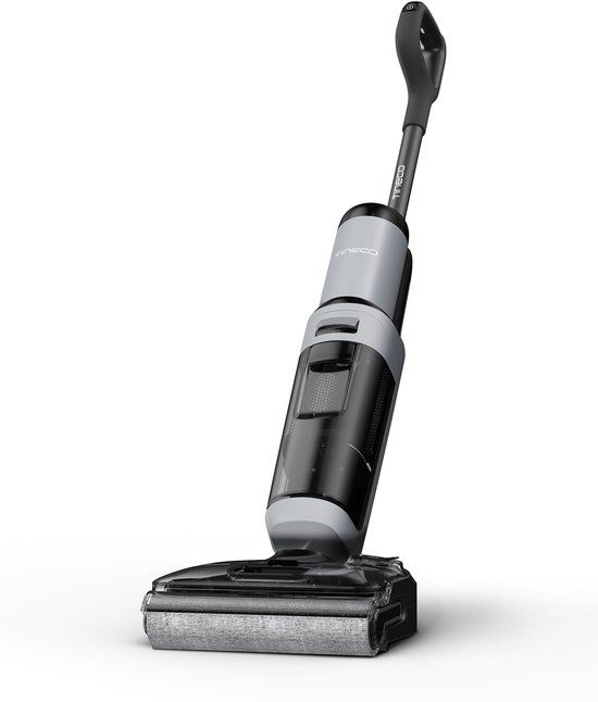 Tineco i5 Stretch Plus - Nat en droog stofzuiger en dweil - 180° Lay-Flat - 20.000 Pa Zuigkracht - Double-Sided Edge Schoonmaak methode - 30 Min Accu - Anti-Tangle stofzuiger geschikt voor dierenharen