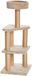 Amazon Basics Kattenboom, toren met krabpalen voor thuis en gebruik binnen, beige, groot (45 x 45 x 117 cm (l x b x h))