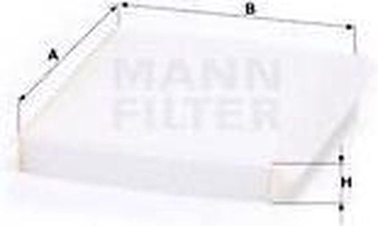 MANN FILTER Pollenfilter CU2454