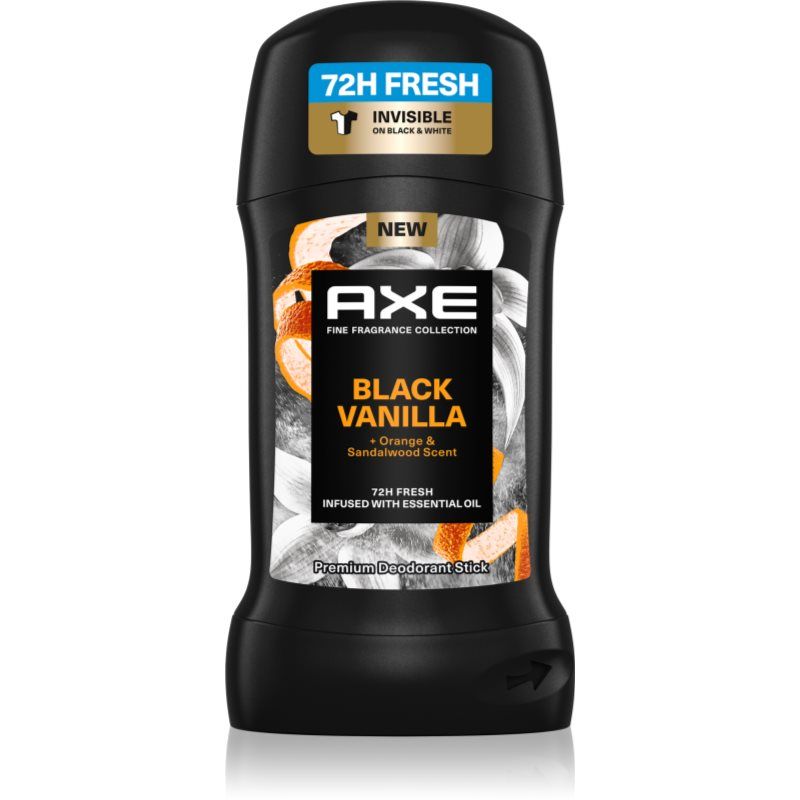 Axe Deostick Black Vanilla Orange & Sandalwood