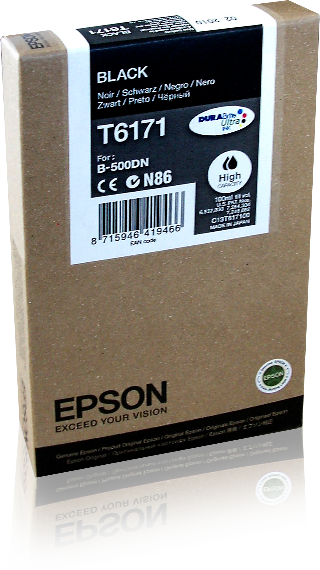 Epson T6171 - Zwarte inktcartridge - 100 ml - Hoog rendement