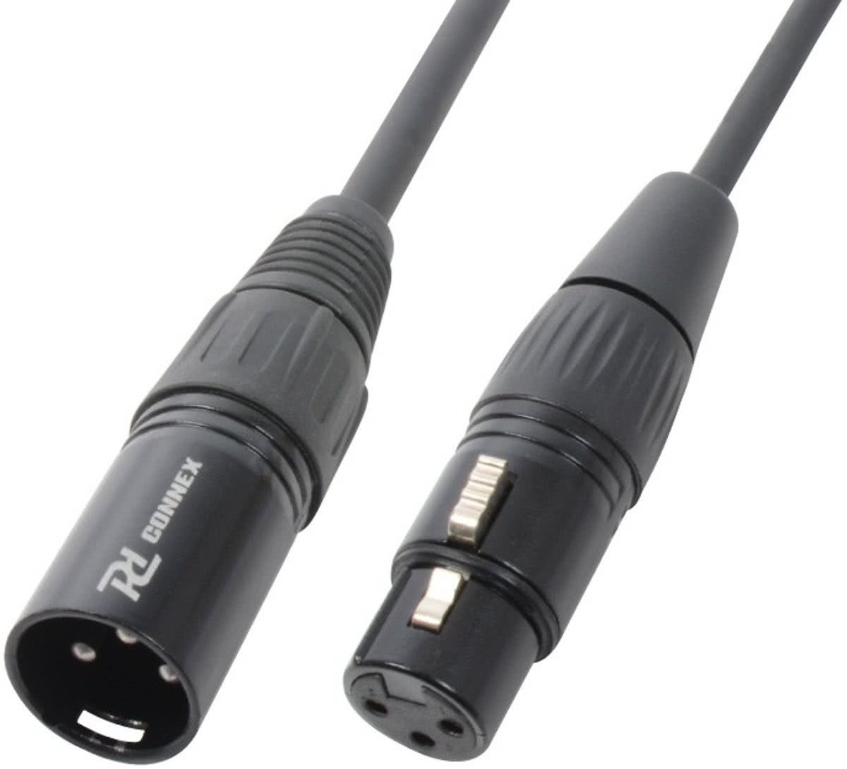 PD Connex Kabel XLR malefemale 20 m Zwart