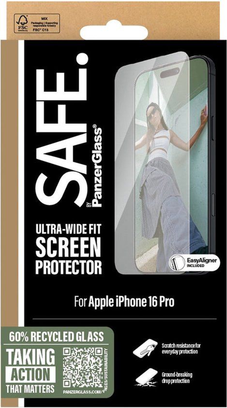 PanzerGlass Screenprotector Apple iPhone 16 Pro