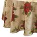 Elrene Home Fashions Feestelijke kerstster vakantie stoffen tafelkleed, multi, 177,8 cm rond tafelkleed