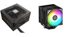 ENERMAX Marblebron II 750 Watt modulaire 3.1 ATX Gaming voeding 80PLUS Brons & ETS-TD60D-ARGB Dual Tower met digitale statusweergave bundel; EMB750-TD60D-ARGB