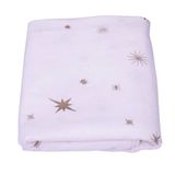 Vondels Geborduurd tafelkleed sterren overal ecru 240cm x 140cm