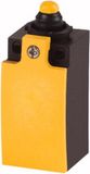 Eaton Interrupteur de position, tête à poussoir, appareil de base, extensible, 1 contact normalement ouvert, 1 contact normalement fermé, Cage Clamp, jaune, plastique, -25 - +70 °C, EN 50047 forme B, version A, 116704
