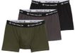 Tom Tailor - Korte boxershorts in een set van 3 - Maat S - grün-dunkel-melange