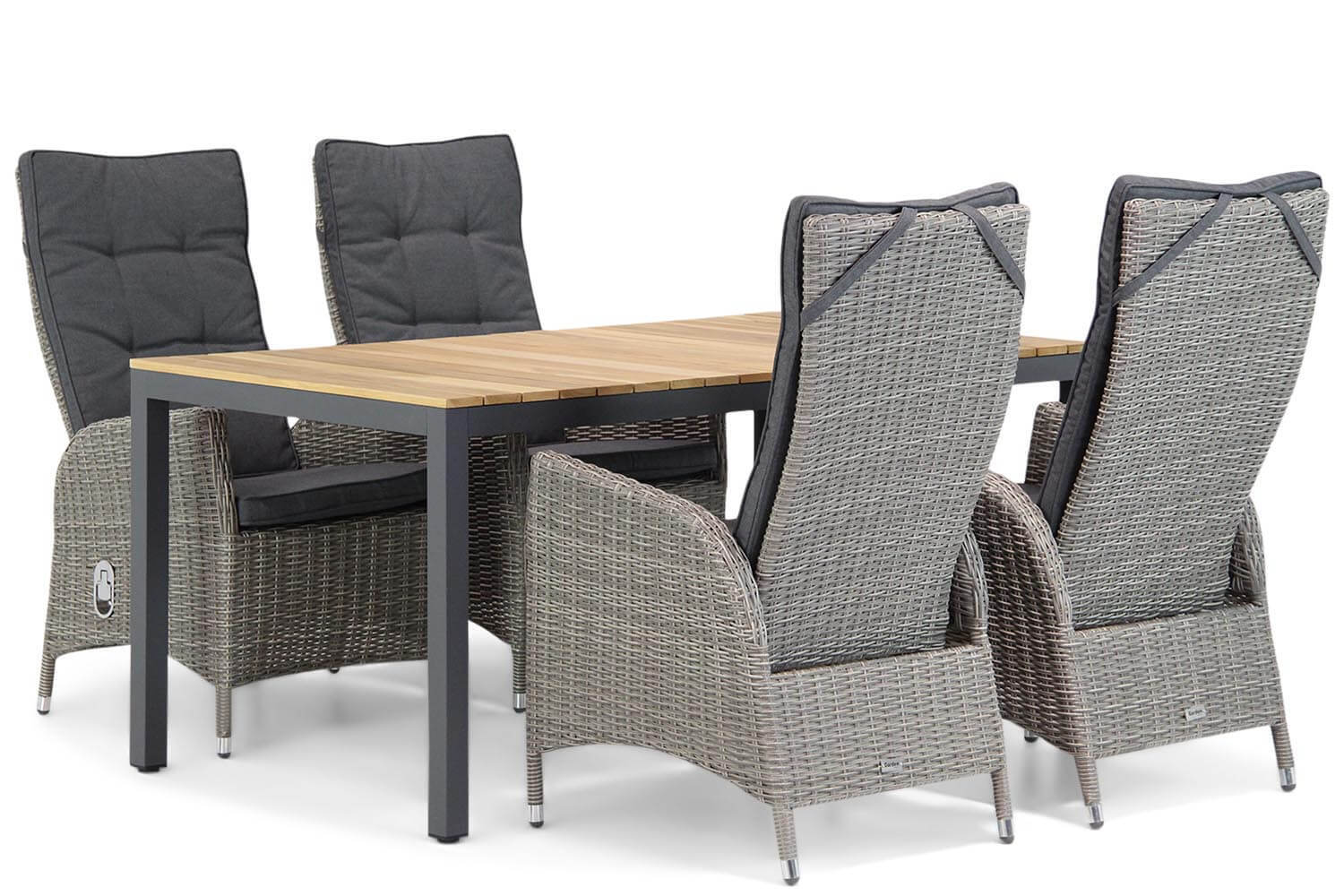 Garden Collections Lincoln/Mazzarino 160 cm dining tuinset 5-delig