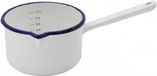 KRÜGER Husum Steelpan Emaille Wit 14cm 1L