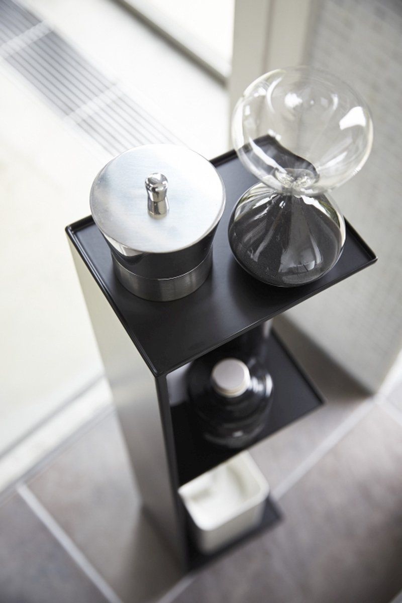 Yamazaki Slim toilet rack - Tower - Black