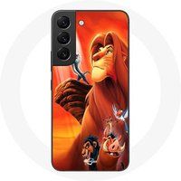 Maniacase Hoesje voor Samsung Galaxy S22 The Lion King Simba en Mufasa