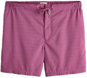 Next Heren Signature Maillot de bain à structure gaufrée, ultra doux, 5 pouces - Mauve Pink
