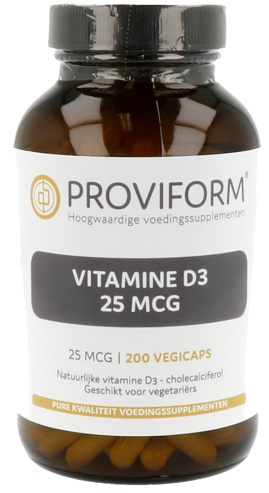 Proviform Vitamine D3 25mcg Vegicaps