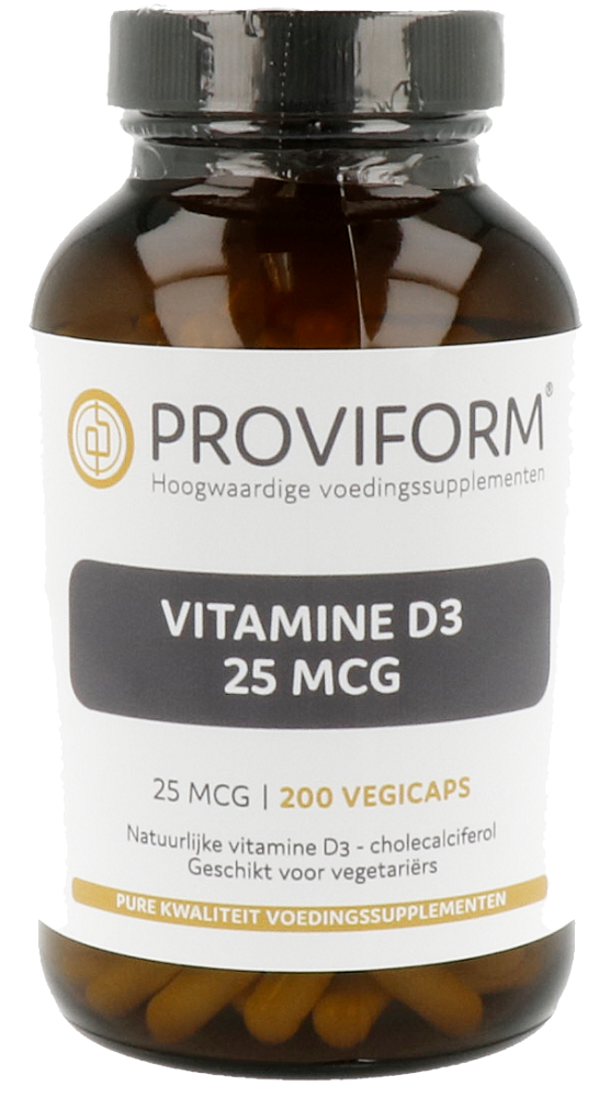 Proviform Vitamine D3 25mcg Vegicaps - 8717677121021