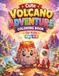 Cute Volcano Adventure Coloring Book for Kids Ages 4-8