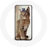 Maniacase Etui voor Samsung Galaxy J7 Siamees kattenras