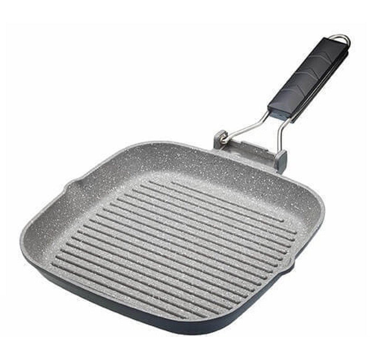 Masterclass Gietaluminium Grillpan 24cm - Opvouwbaar Handvat