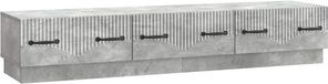 vidaXL TV-kast met lade Betongrijs 147 x 34,5 x 27 cm Bewerkt hout