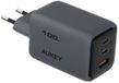 Aukey Comet Mix 100W GaN PD 3-poorts Wandoplader Grijs