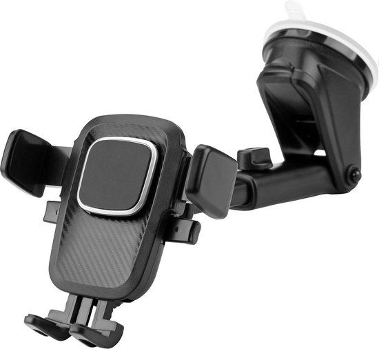 LuxeBass Telefoonhouder Auto | Klem- en kliksysteem | Universeel