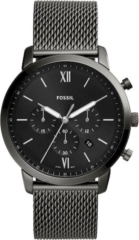 Fossil Neutra Chrono FS5699 Herenhorloge - 44 mm - Grijs