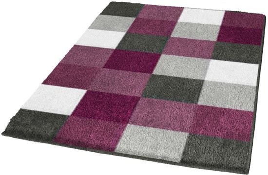 KLEINE WOLKE Badmat Caro Roze 60x105cm