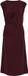 WE Fashion Dames midi jersey mouwloze jurk met plooidetail