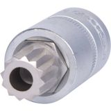 KS Tools 150.9364 1/2" Olieplug-Bit-dopsleutel XZN, M16