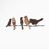 Merkloos Asir - Decoratief Metalen Wandaccessoire - Veelkleurig - 81 x 18 cm