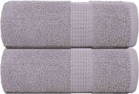 vidaXL Gastendoekjes FROGN 2 st 30x50 cm 360 g/m² Grijs