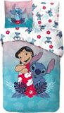 Lilo & Stitch Disney - Lilo & Stitch Dekbedovertrek - 140x200 cm - 100% Katoen - Eenpersoons