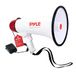 Pyle Megafoon- Draagbare Luidspreker – Luidsprekerhoorn- 40 Watt – Toeter met Sirene- Afneembare Handmicrofoon - Binnen- en Buitensporten- Noodhulp