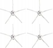 AreoSe - Brosse latérale pour RoboRock S5 S6 S7 Q7 - 4 pièces