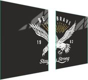 BIRD Plaque de protection en verre pour cuisinière, dimensions 85x52 cm