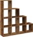 vidaXL bibliothèque / paravent 131,5x29x131,5 cm bois bois vieilli