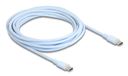 Delock câble USB 2.0 USB C vers USB C 4 mètre Bleu
